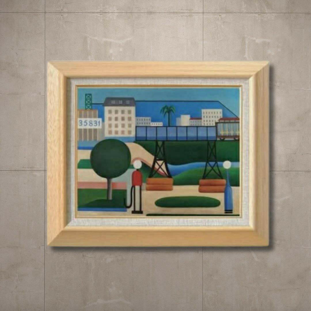 Tarsila do Amaral | São Paulo F6 -  | High-Quality Oil Painting.