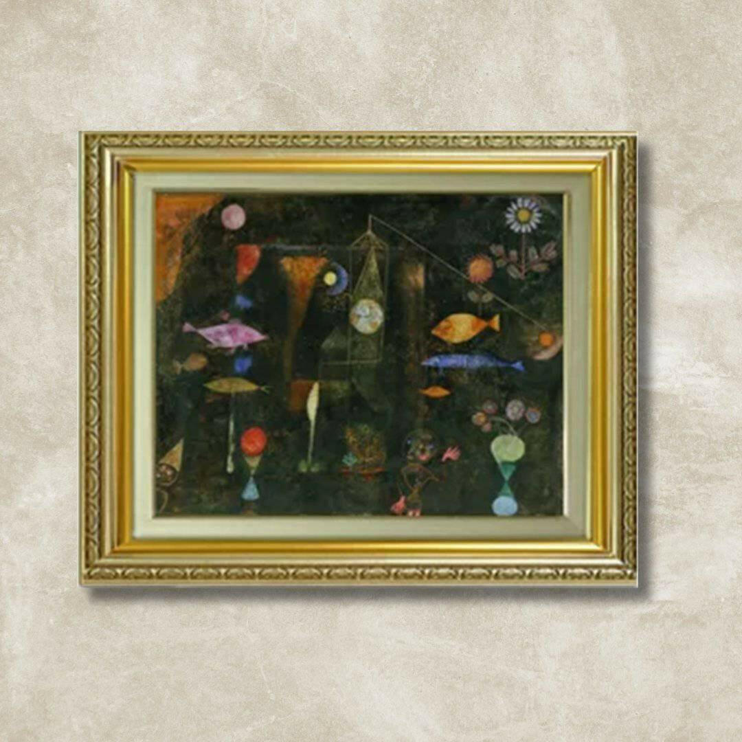 Paul Klee |  Fish Magic   F6 -  | High-Quality Oil Painting.