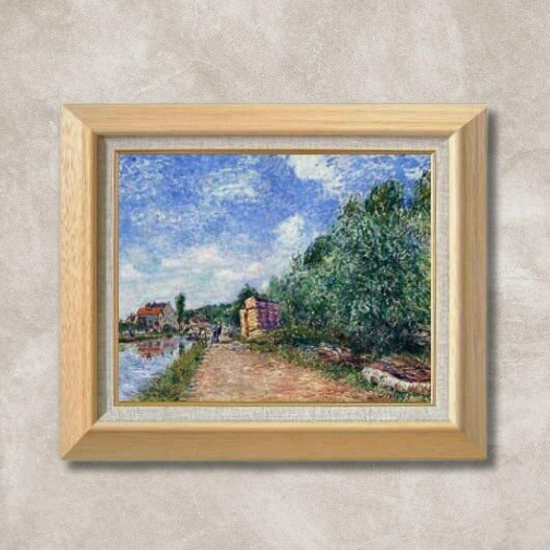 Alfred Sisley | Channel  Loing-Road Haulage  F6