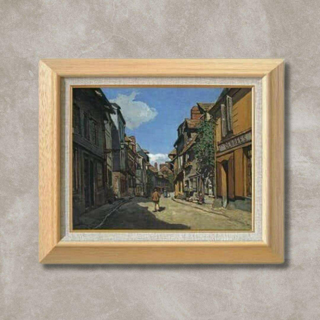 Claude Monet |  Rue de la Bavole, Honfleur F6 -  | High-Quality Oil Painting.