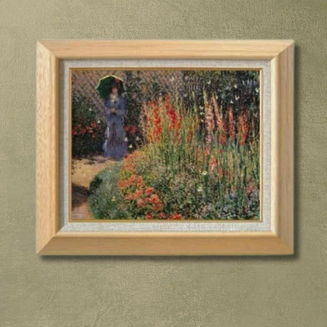 Claude Monet | The Garden, Gladioli F6 -  | High-Quality Oil Painting.