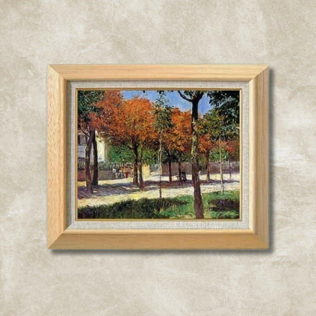 Gustave Caillebotte | Square in Argenteuil   F6 -  | High-Quality Oil Painting.