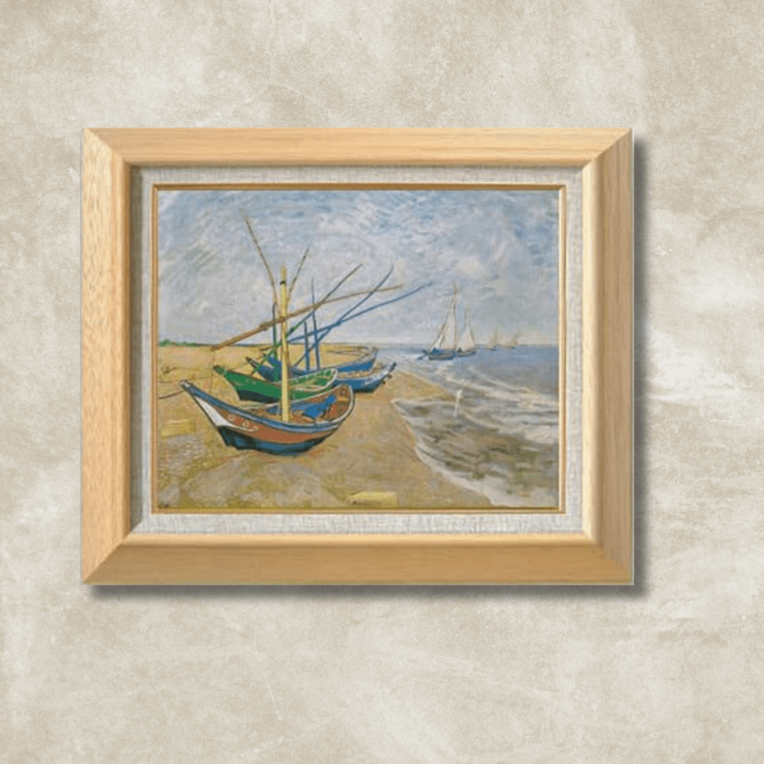 Gogh | Fishing Boats on the Beach at Saintes-Maries