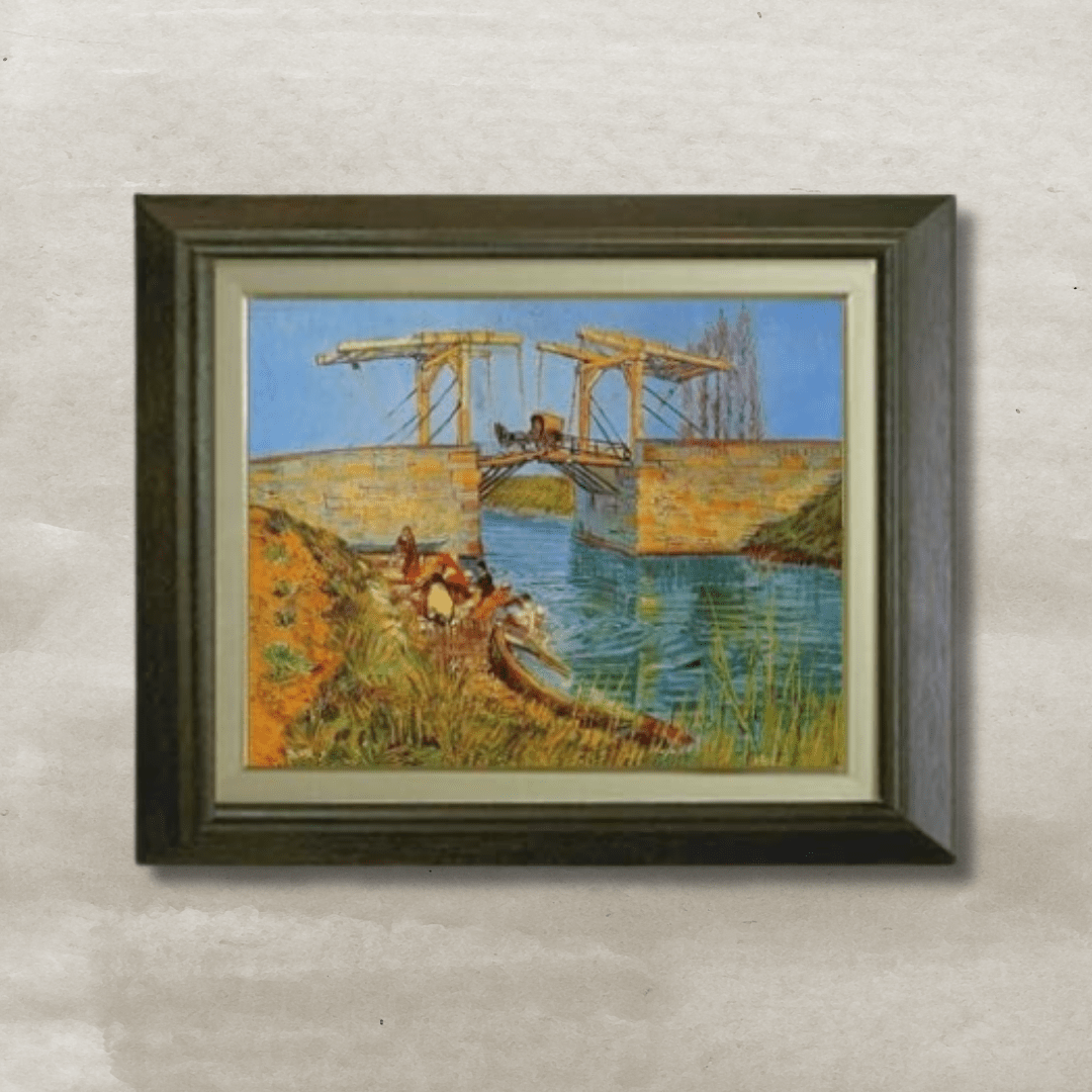 Vincent van Gogh | Bridge at Arles (Pont de Langlois)  F6 -  | High-Quality Oil Painting.