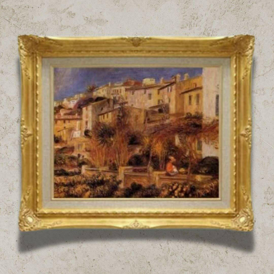 Pierre-Auguste Renoir | Terraces at Cagnes  F6 Wall Art - Hand-painted oil painting -  | High-Quality Oil Painting.