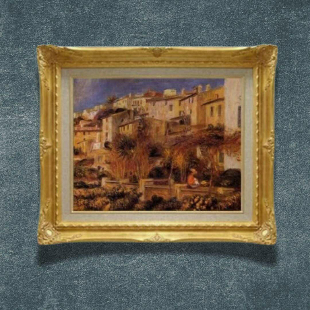 Pierre-Auguste Renoir | Terraces at Cagnes  F6 Wall Art - Hand-painted oil painting -  | High-Quality Oil Painting.