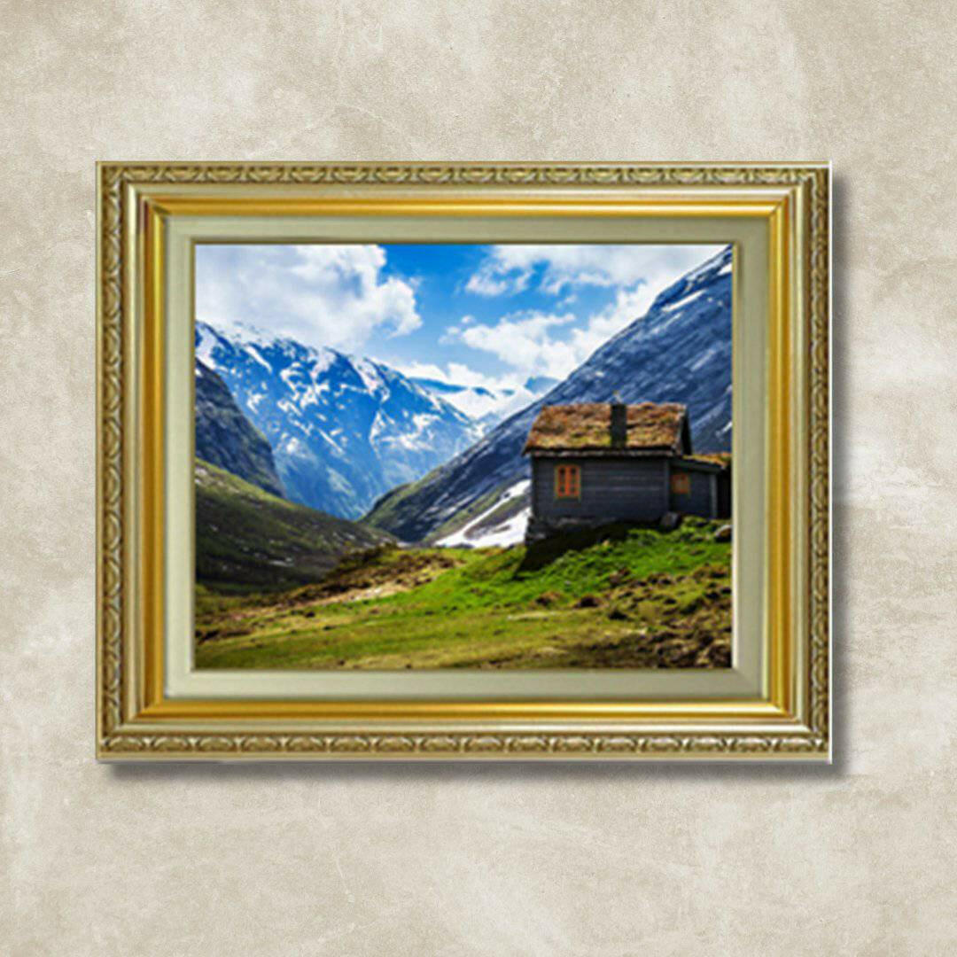 Original painting | Cabins in the great outdoors  F6