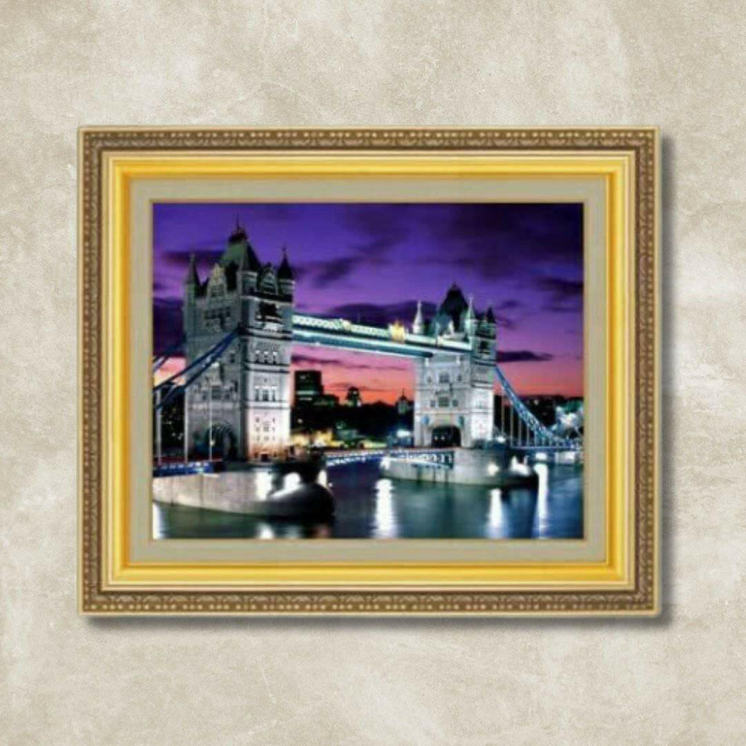 Original painting | London Bridge at night F6