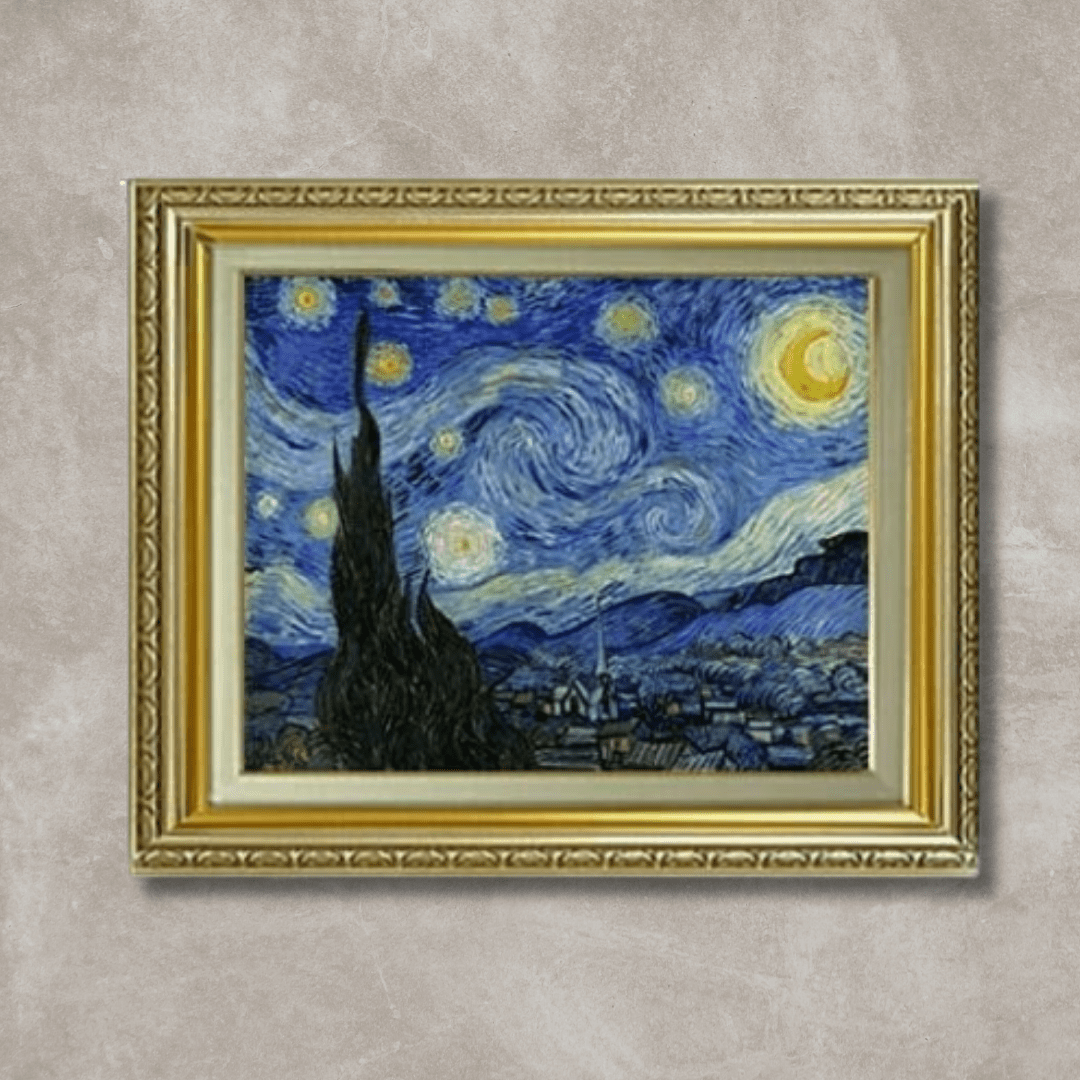 Vincent van Gogh | The Starry Night  F6 -  | High-Quality Oil Painting.