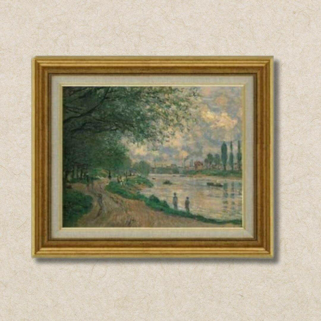 Claude Monet | The Island of La Grande Jatte  F6 -  | High-Quality Oil Painting.