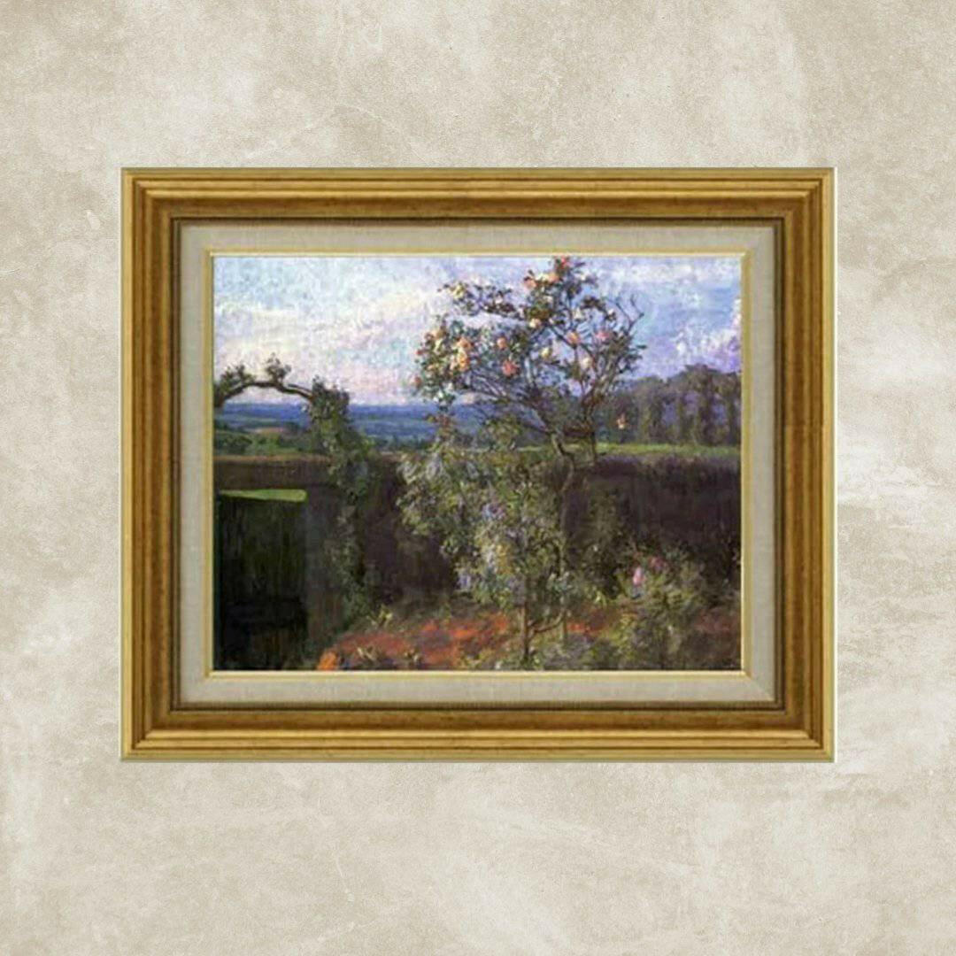 Gustave Caillebotte | Landscape near Yerres  F6  Wall Art - Hand-painted oil painting -  | High-Quality Oil Painting.