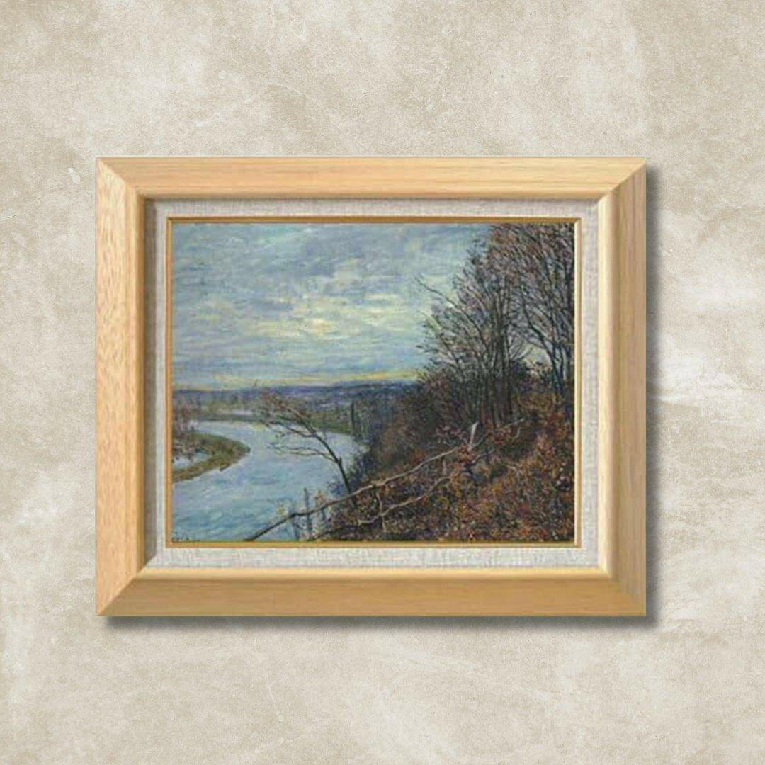 Alfred Sisley | November afternoon  F6 Wall Art - Hand-painted oil painting -  | High-Quality Oil Painting.