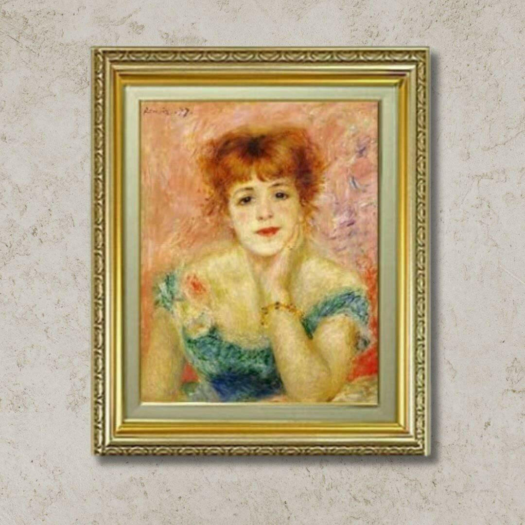 Pierre-Auguste Renoir  | Portrait de l'actrice Jeanne Samary