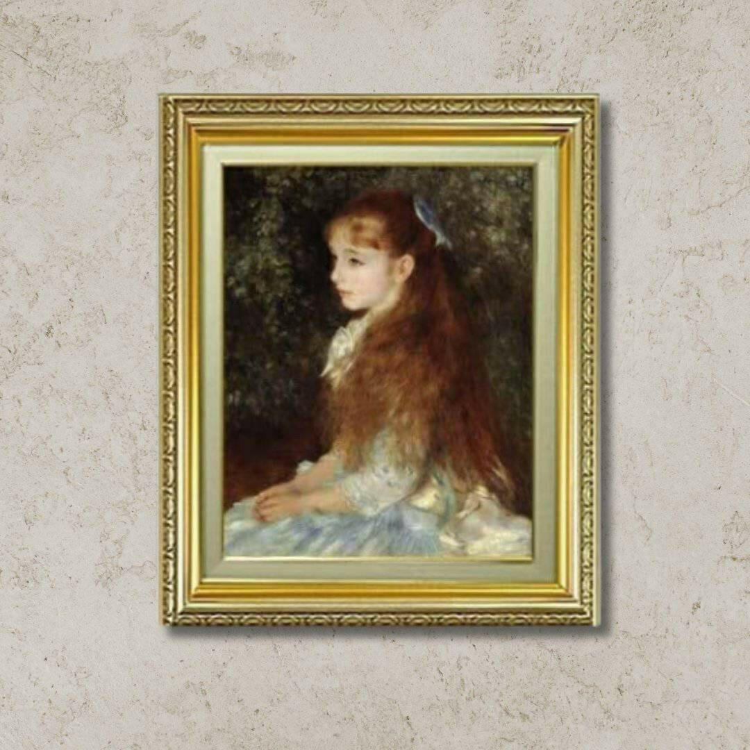 Pierre-Auguste Renoir | Portrait of Irène Cahen d'Anvers F6 Wall Art - Hand-painted oil painting -  | High-Quality Oil Painting.