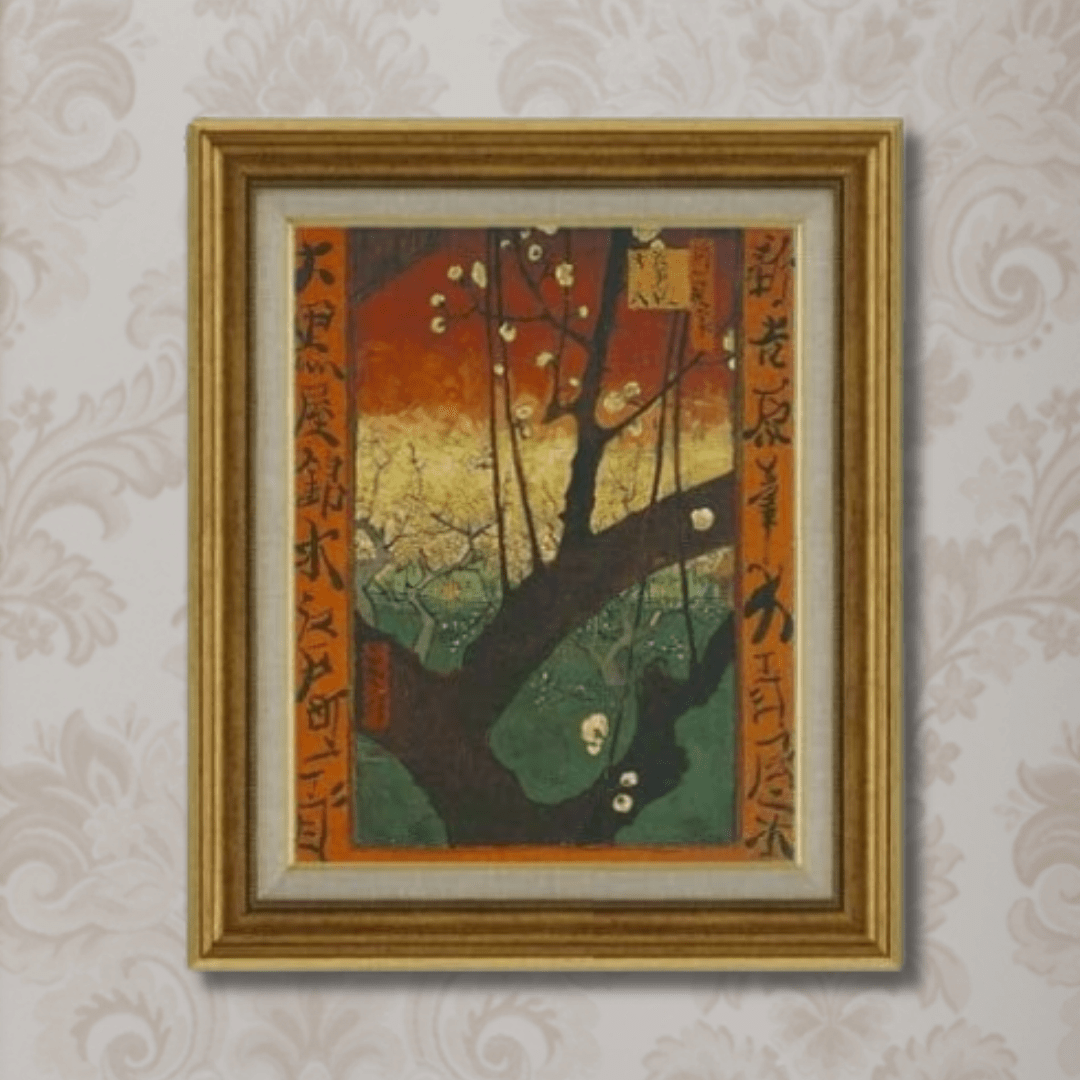 Vincent van Gogh | aponaiserie: Flowering Plum Tree (after Hiroshige)   F6 -  | High-Quality Oil Painting.