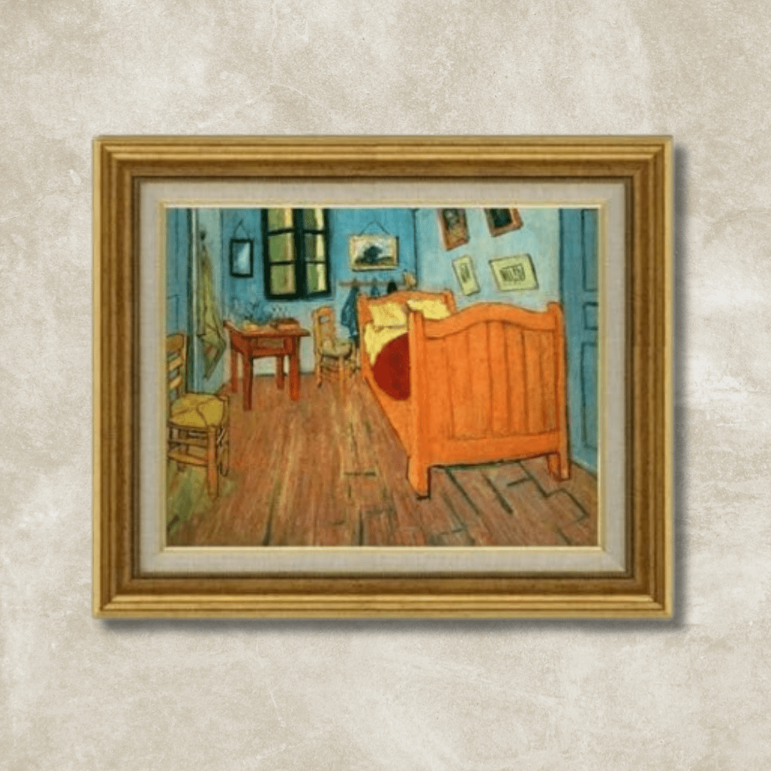 Vincent van Gogh  |  Vincent's Bedroom in Arles   F6 -  | High-Quality Oil Painting.