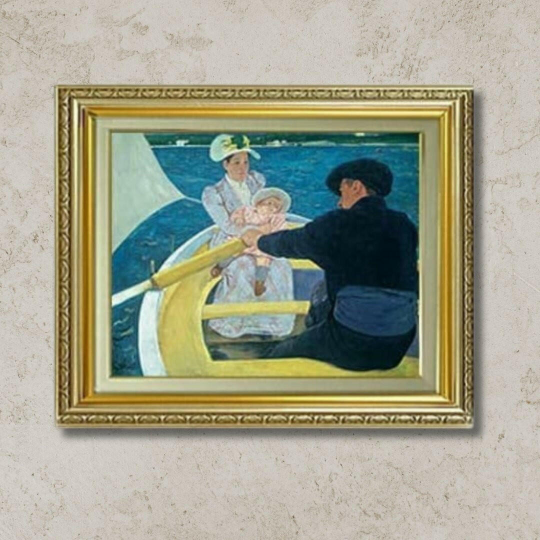 Mary Stevenson Cassatt | The Boating Party  F6 Wall Art - Hand-painted oil painting -  | High-Quality Oil Painting.