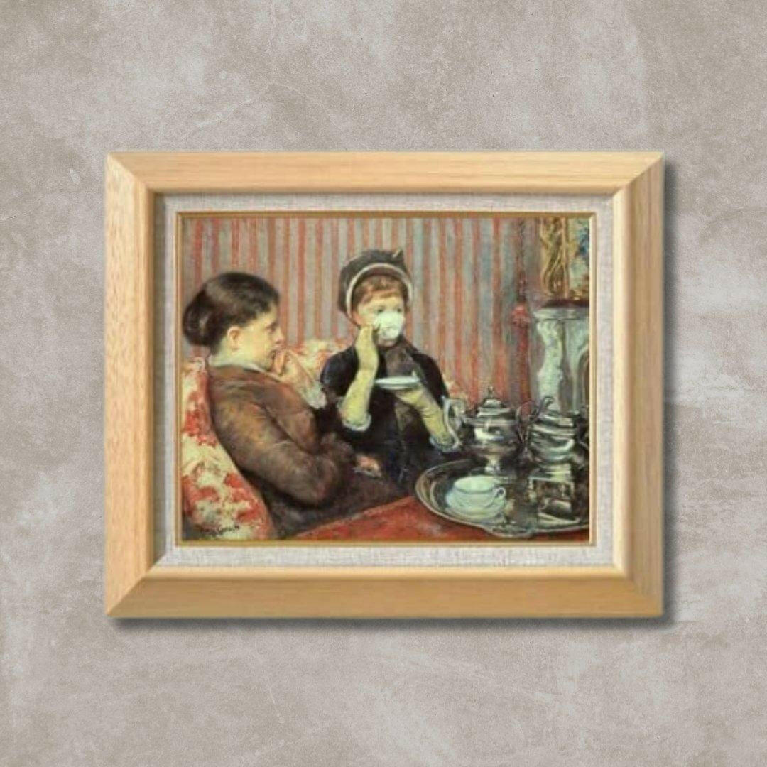 Mary Stevenson Cassatt |  The Tea  F6 -  | High-Quality Oil Painting.