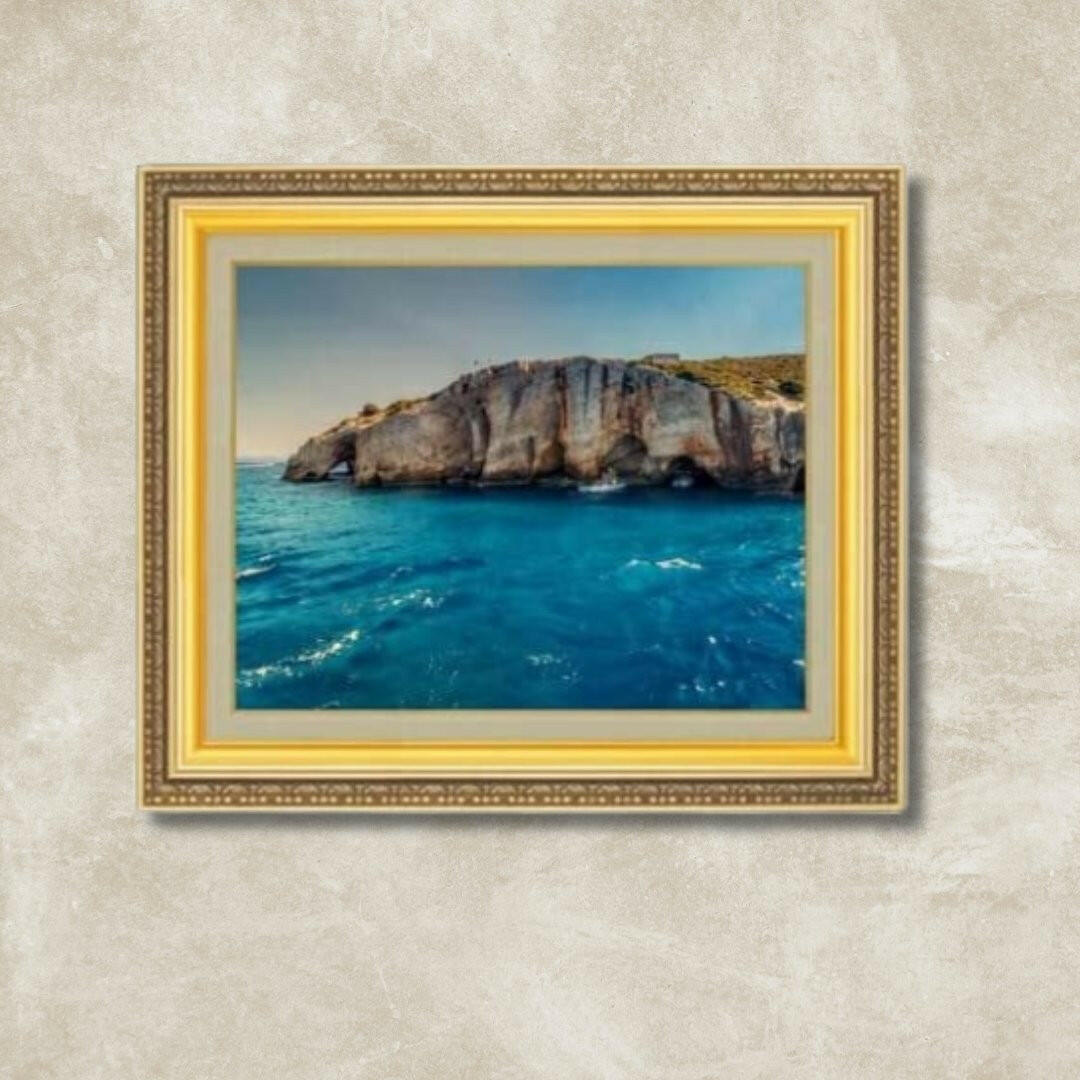 Original painting |  Blue Caves, Zakynthos Island  F6