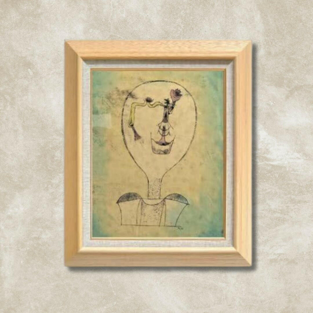 Paul Klee |  The Beginnings of a Smile   F6 -  | High-Quality Oil Painting.