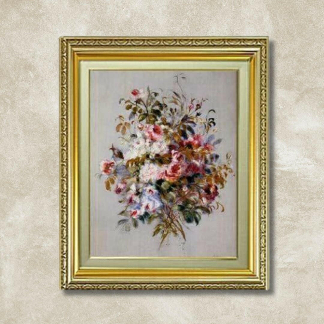 Pierre-Auguste Renoir | Bouquet of Roses F6 -  | High-Quality Oil Painting.