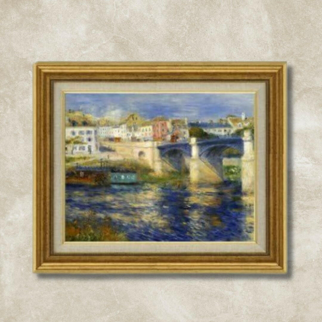 Pierre-Auguste Renoir | Le Pont de Chatou   F6 -  | High-Quality Oil Painting.