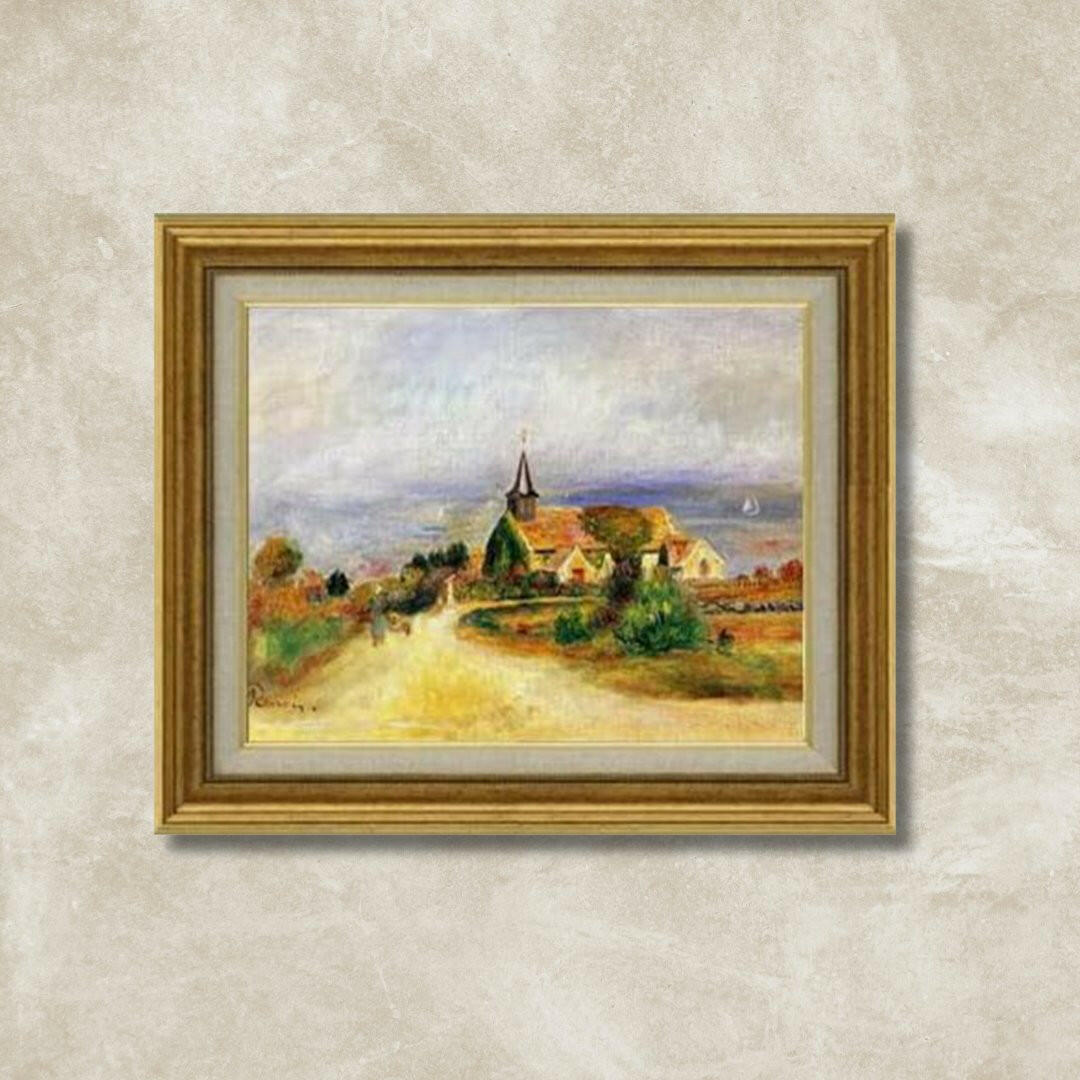 Pierre-Auguste Renoir | Village by the Sea   F6