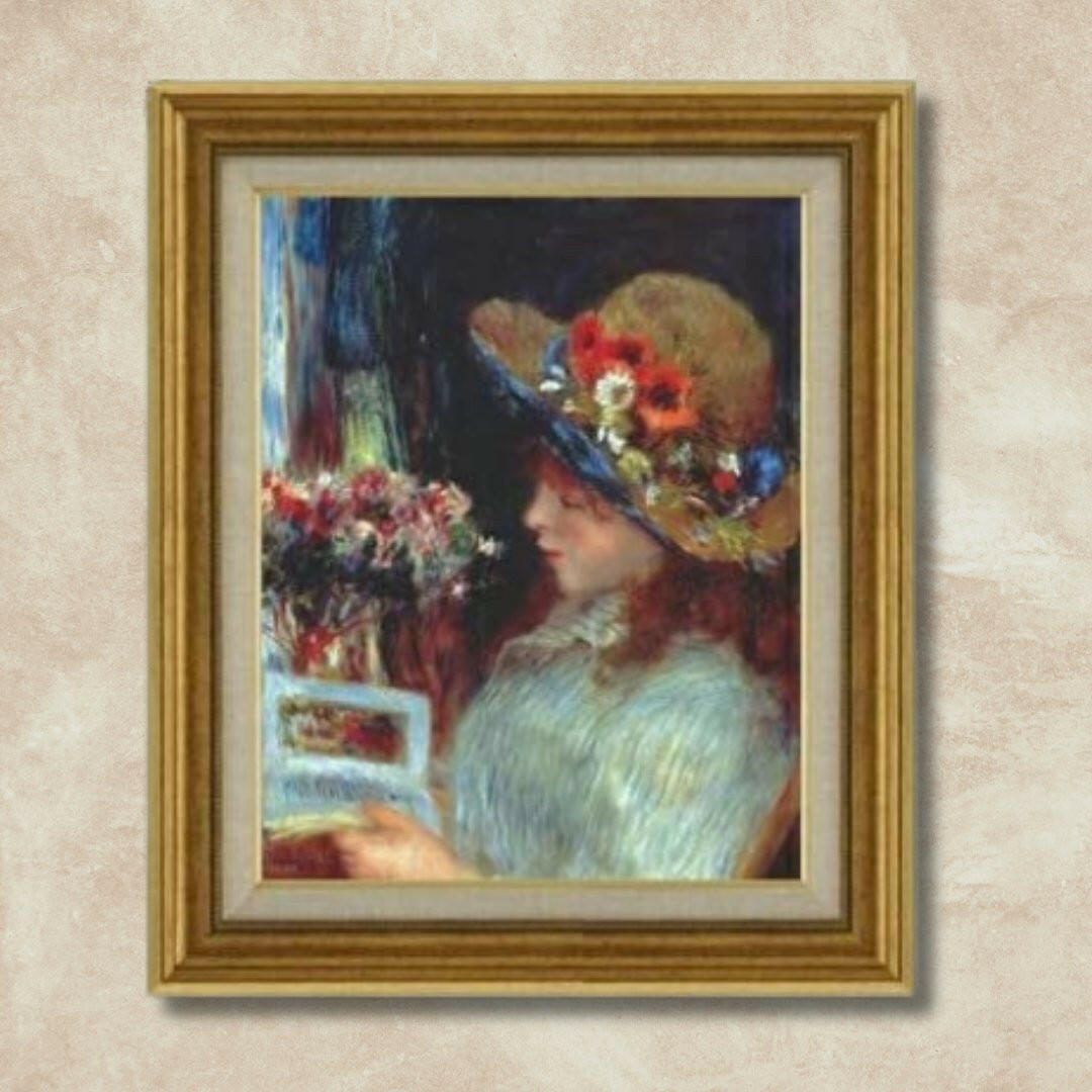 Pierre-Auguste Renoir |   Woman Reading  F6 -  | High-Quality Oil Painting.