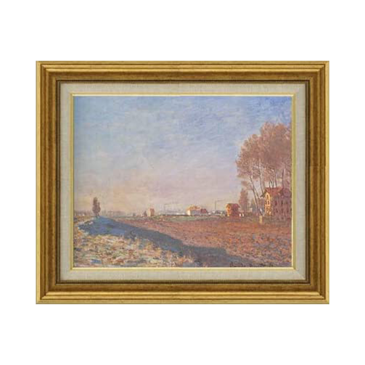 Claude Monet | The plain of Colombes white frost F6 - Commo Art 風景画 　