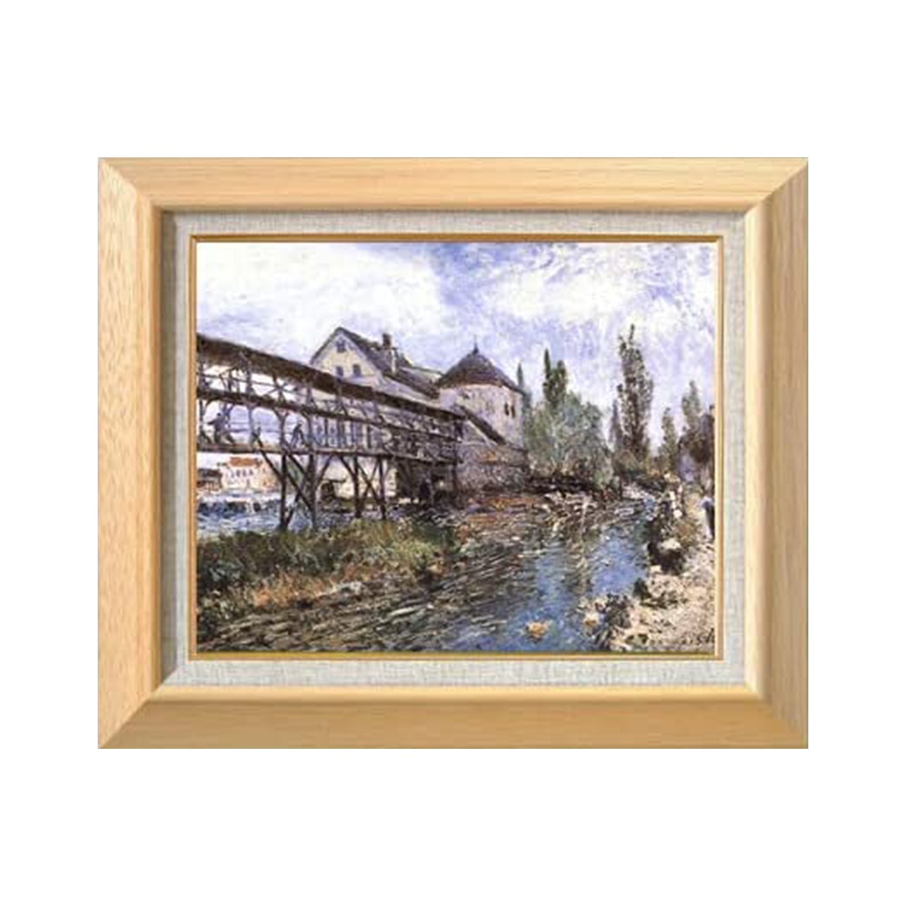 Alfred Sisley | Mill Provence in Moreh F6 - Commo Art 風景画 　