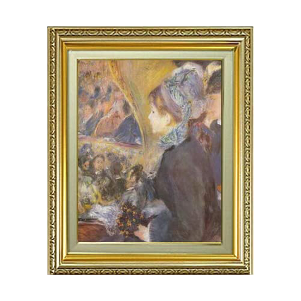 Pierre-Auguste Renoir | At the Theatre F6 - Commo Art 人物画 　