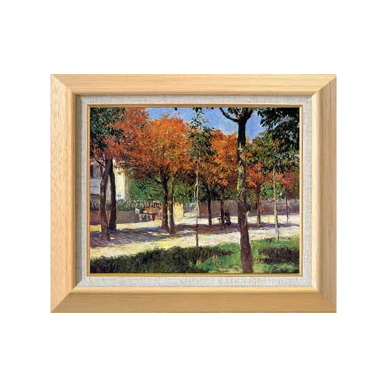 Gustave Caillebotte | Square in Argenteuil F6 - Commo Art 風景画 　