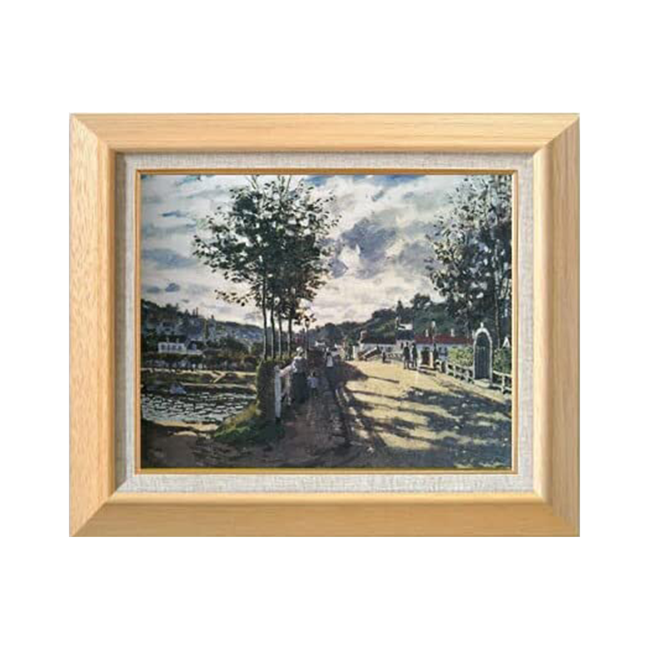 Claude Monet | The Bridge at Bougival F6 - Commo Art 風景画 　