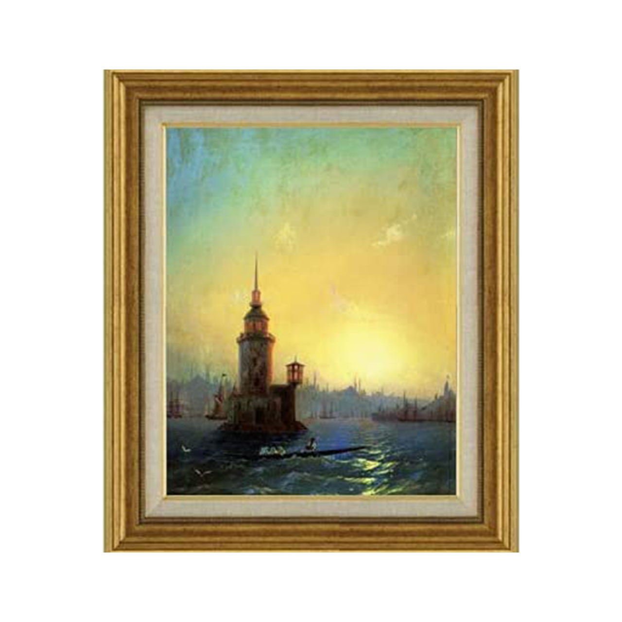 Ivan Aivazovsky | View of the Leander Tower in Constantinople F6 - Commo Art 風景画 　