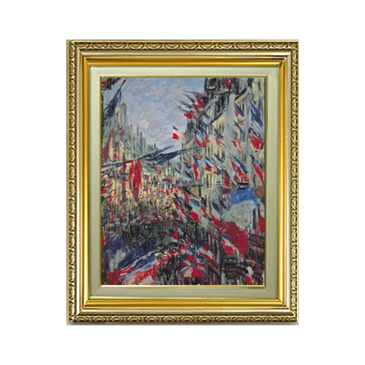 Claude Monet | Paris Rue St. Denis Celebration of June 30 1878 F6 - Commo Art 風景画 　