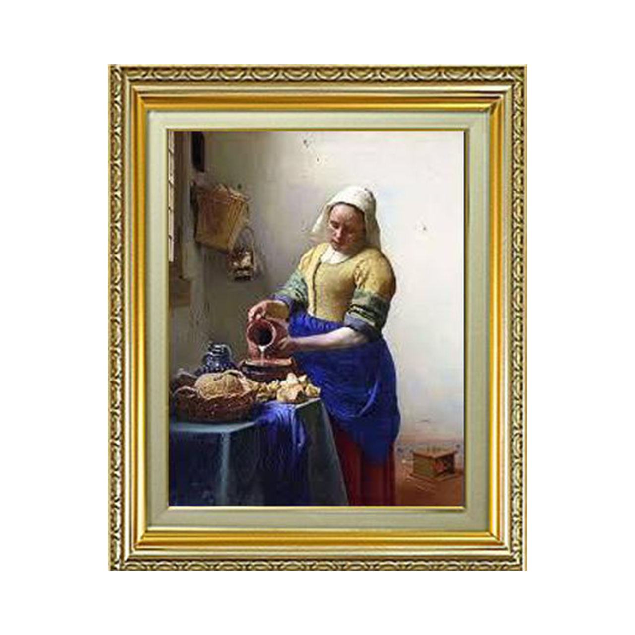 Johannes Vermeer | The Milkmaid F6 - Commo Art 人物画 　