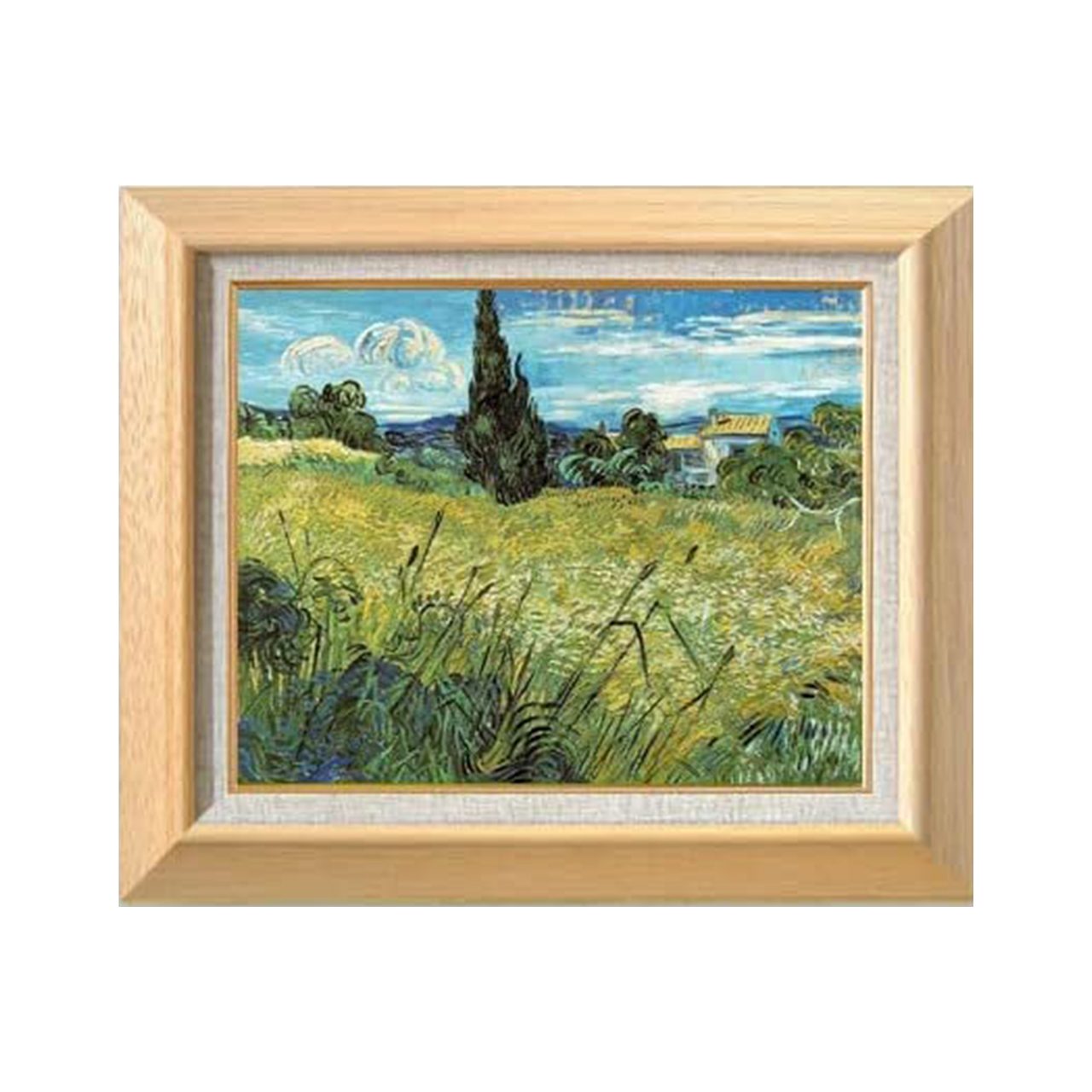 Vincent van Gogh | Green Wheat Field with Cypress F6 - Commo Art 風景画 　