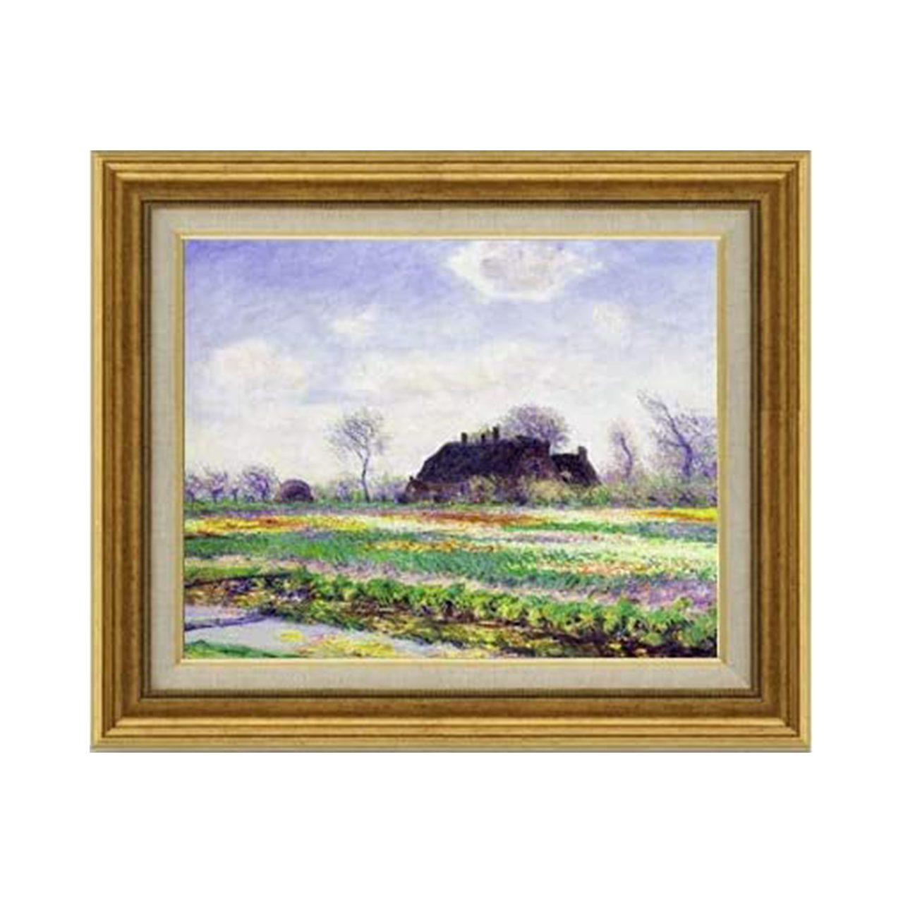 Claude Monet | Tulip Fields At Sassenheim F6 - Commo Art 風景画 　