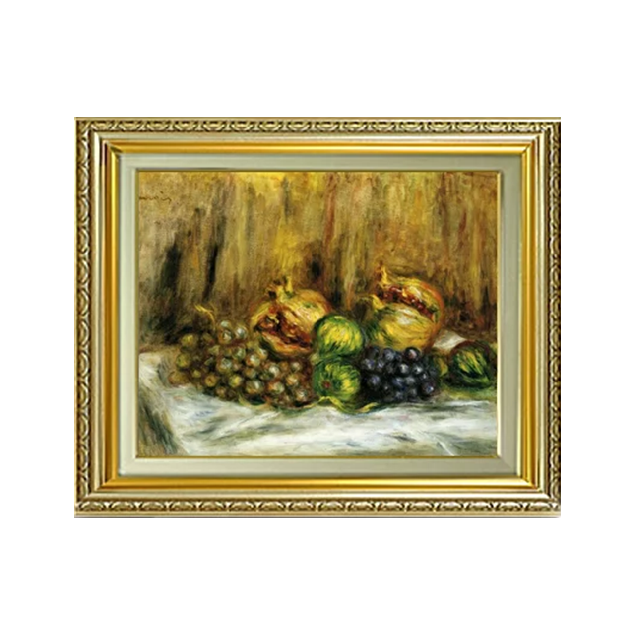 Pierre-Auguste Renoir | Still Life with Granates Figs and Grapes　F6 - Commo Art 静物画 　