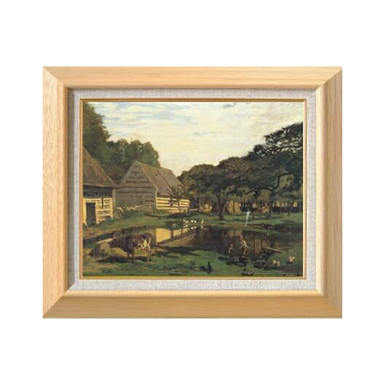 Claude Monet | A Farmyard in Normandy F6 - Commo Art 風景画 　