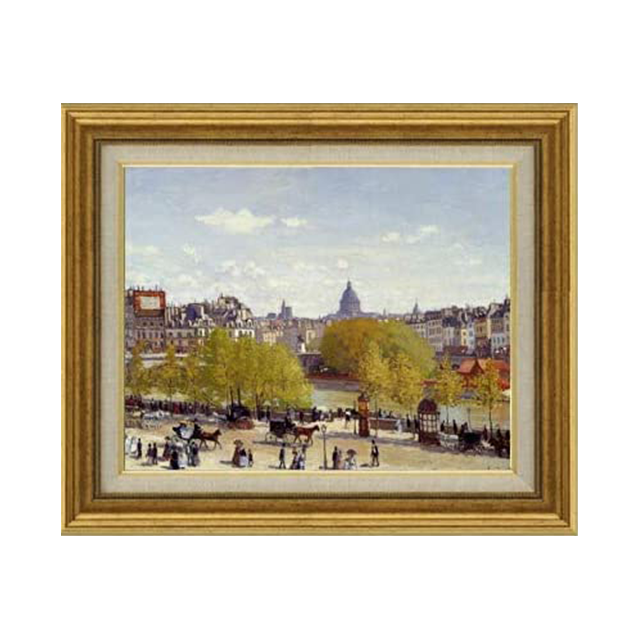Claude Monet | The Quai Du Louvre, Paris F6 - Commo Art 風景画 　