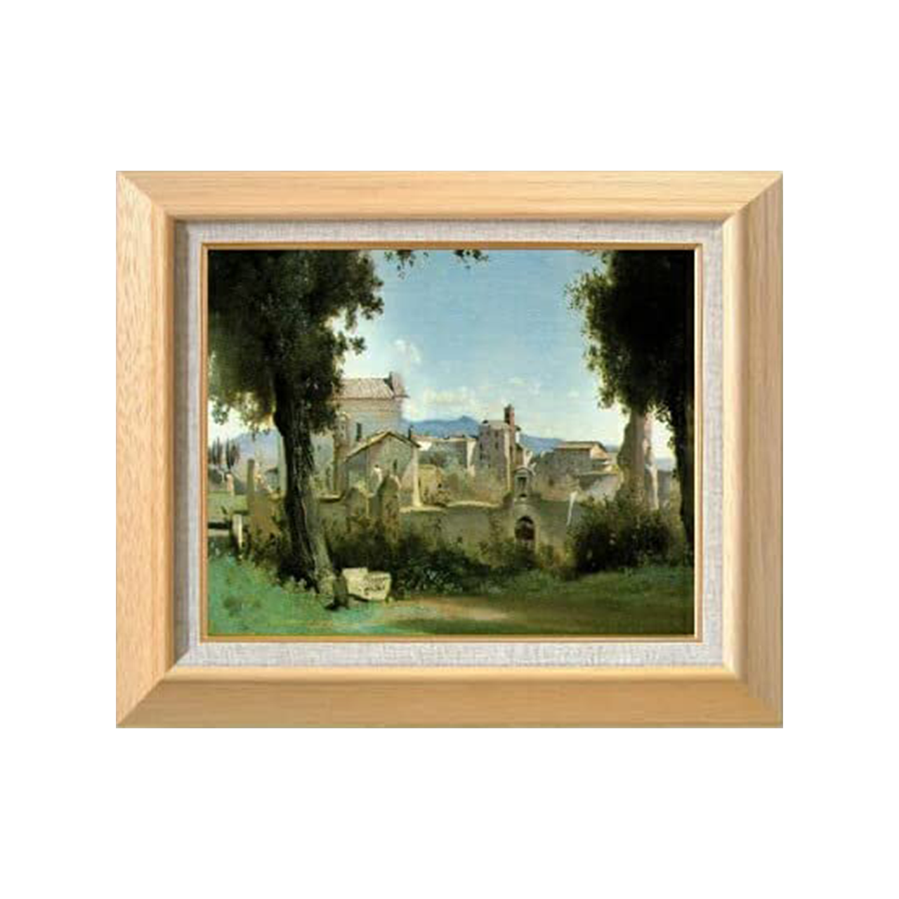 Jean-Baptiste Camille | View from the Farnese Gardens, Rome F6 - Commo Art 風景画 　