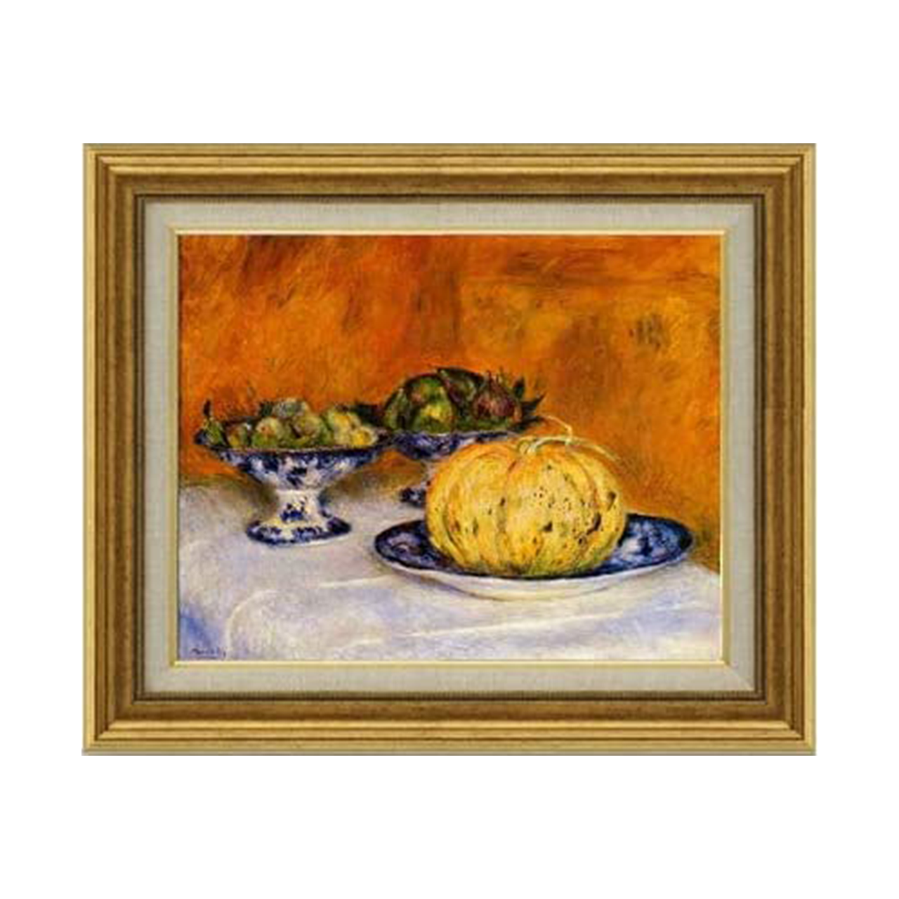 Pierre-Auguste Renoir | Still Life with Melon F6　 - Commo Art 静物画 　