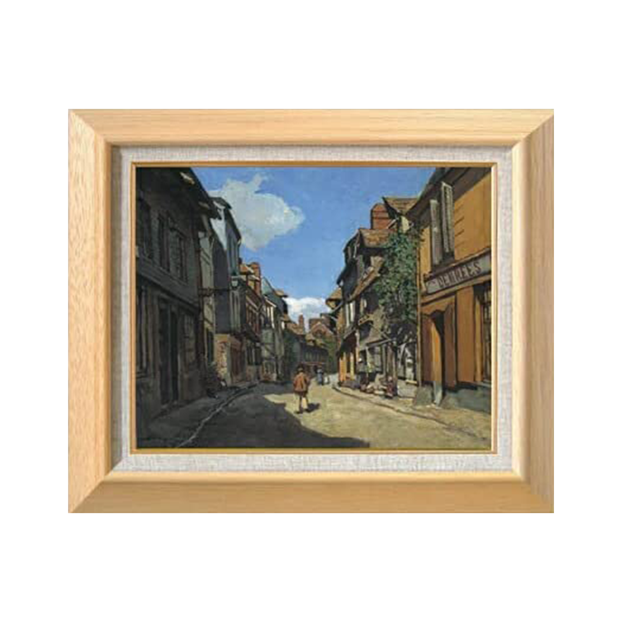 Claude Monet | Rue de la Bavole, Honfleur F6 - Commo Art 風景画 　