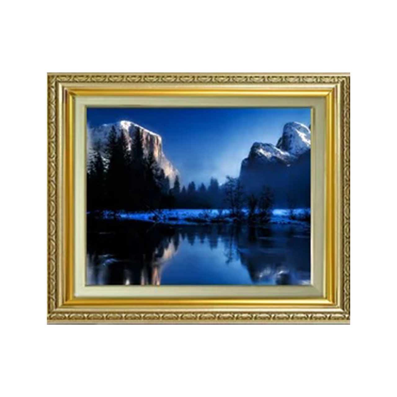 Original painting | Severe winter, Yellowstone F6 - Commo Art 風景画 　