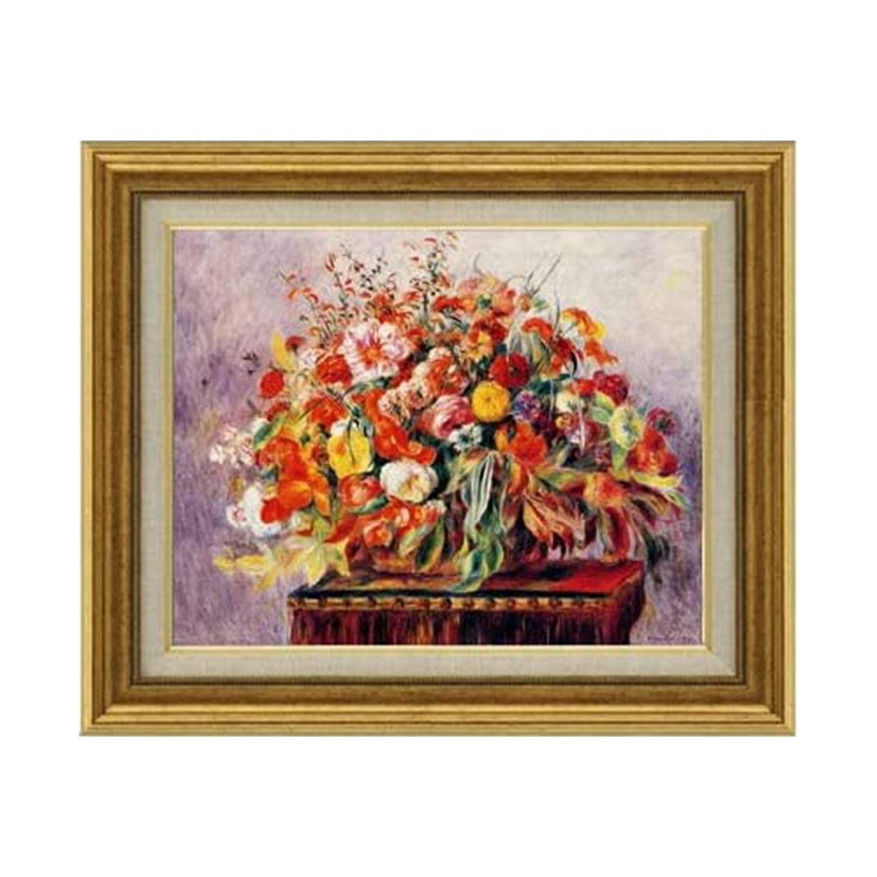 Pierre-Auguste Renoir | Basket of Flowers F6　 - Commo Art 静物画 　