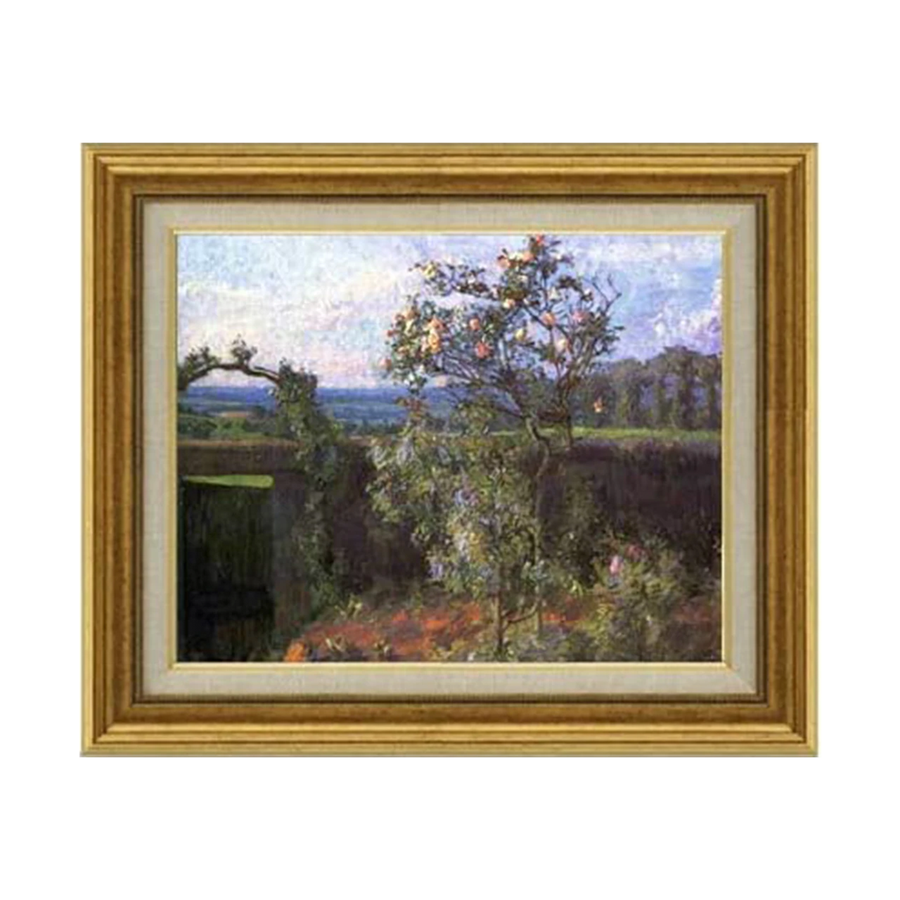 Gustave Caillebotte | Landscape near Yerres F6　　 - Commo Art 風景画 　