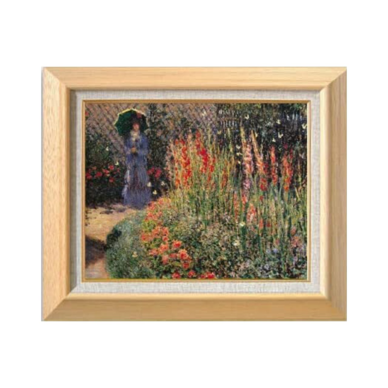 Claude Monet | The Garden, Gladioli F6 - Commo Art 風景画 　