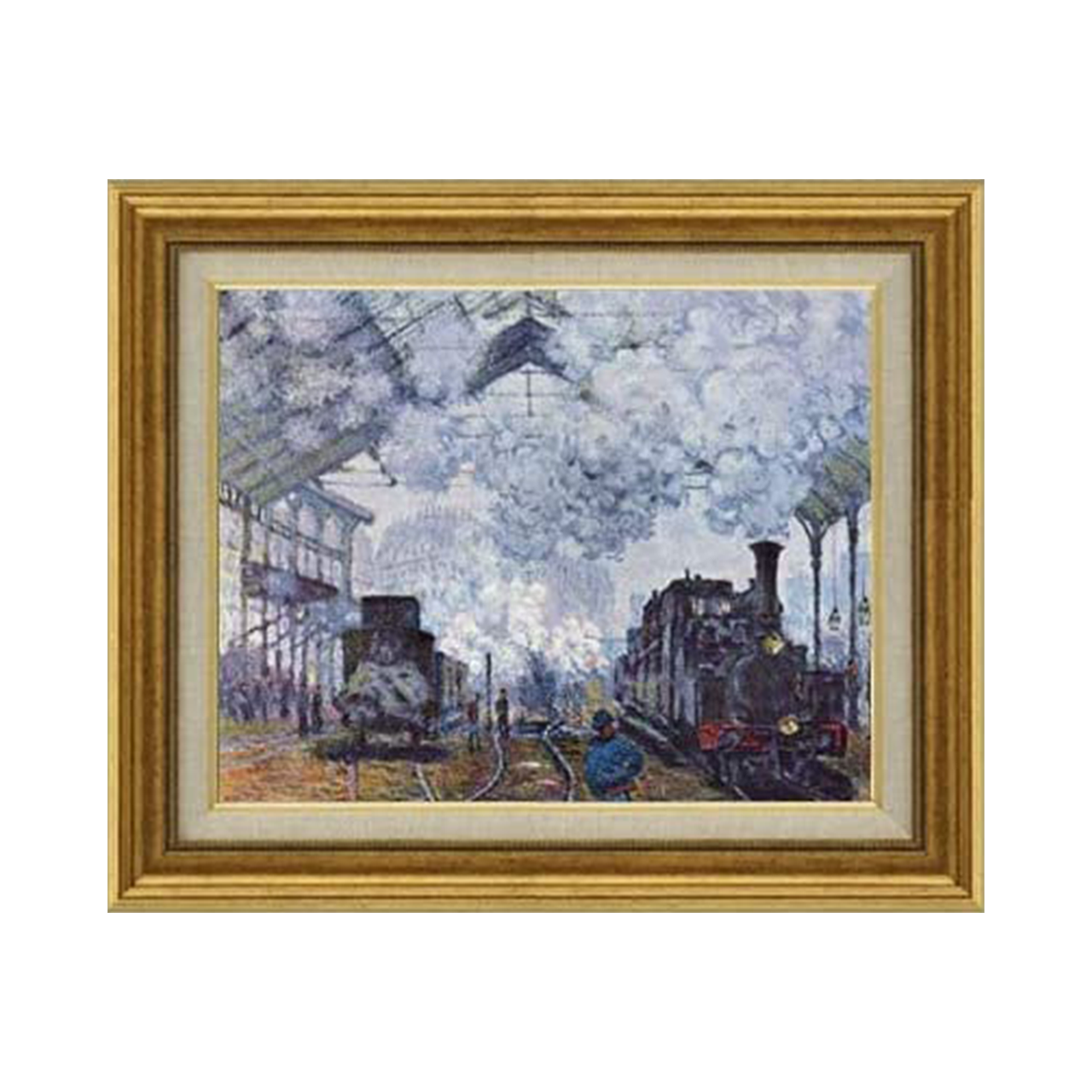Claude Monet | The Gare Saint-Lazare, Arrival of a Train F6 - Commo Art 風景画 　