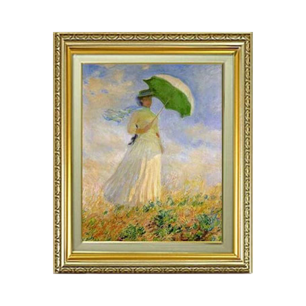 Claude Monet | Woman with a parasol right F6 - Commo Art 人物画 　